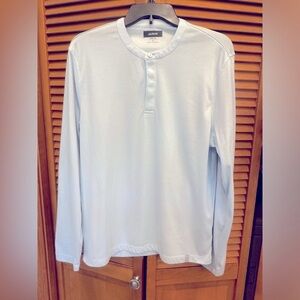 Alfani Stretch Men’s Long Sleeve Light Blue Shirt